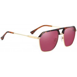 Rimless Rimless Polarized Gradient Lens Sunglasses for Men Driving Sun Glasses UV400 - C5red - CU199I6INLT $13.17