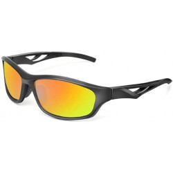 Goggle Polarized Sunglasses Driving Glasses Sunglasses Men's Anti-Ultraviolet Windbreak Sports Glasses - CZ18XWZOXGI $55.05