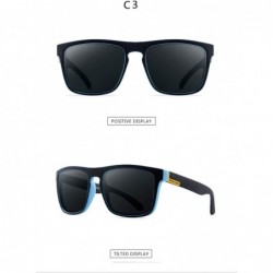 Oval Sun Glasses Polarized Sunglasses Men Mirror Fashion Square Ladies Sunglasses - C3 - C0194O4OO2M $33.12