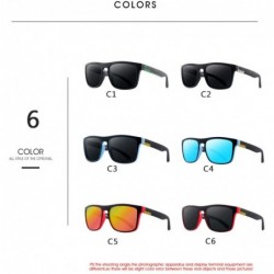 Oval Sun Glasses Polarized Sunglasses Men Mirror Fashion Square Ladies Sunglasses - C3 - C0194O4OO2M $16.11