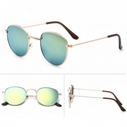 Rimless Classic style Sunglasses for Women metal Resin UV 400 Protection Sunglasses - Gold - CJ18SARZWZU $16.25