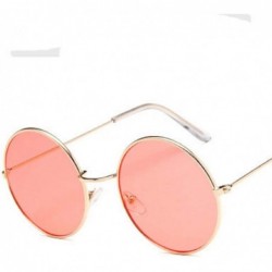 Round Gradient Oversize Circle Lens Round Sunglasses - B - C718RLYE9C9 $11.40