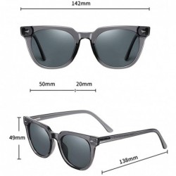 Goggle Polarized Sunglasses - UV Protection Anti Glare Eyewear for Outdoor - Grey - C5198038Y20 $15.55