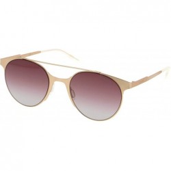 Sport CA115/S Round Sunglasses- Matte Grey/Blue- 50 mm - Copper Gold/Dark Cyclamen Sf Gray - CO128Y41T9V $40.84