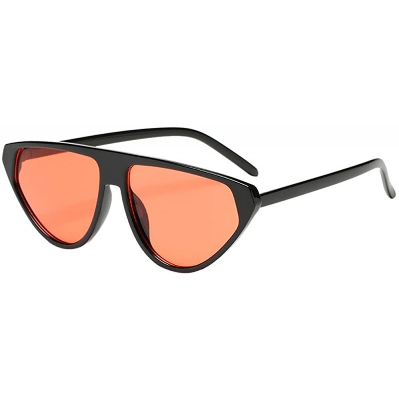 Goggle Women Man Fashion Vintage Irregular Shape Sunglasses Retro Eyewear - B - C918Q62ICAT $6.93