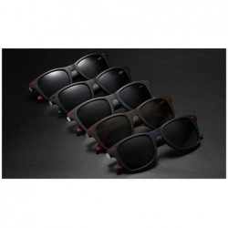 Goggle Fashion TR90 Frame Polarized Sunglasses Brand Designer Square Mens Goggle UV400 - C11 - CL18TWZ0ZTG $15.28