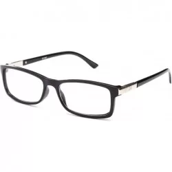 Square Hot Sellers Nerd Geeky Trendy Cosplay Costume Unique Clear Lens Fashionista Glasses - 1897 Black - CW11OCCVNJL $18.25