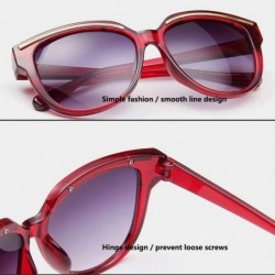 Round De Sunglasses 2019 Oculos Sol Feminino Women Er Vintage Cat Eye Black Clout Goggles Glasses - Green - CJ198AI2LXG $20.00
