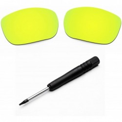 Goggle Replacement Lenses & T4 Screwdriver TwoFace Sunglasses - 24k Gold-polarized - C718G7ZUIEX $36.17