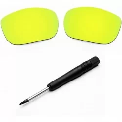 Goggle Replacement Lenses & T4 Screwdriver TwoFace Sunglasses - 24k Gold-polarized - C718G7ZUIEX $18.79