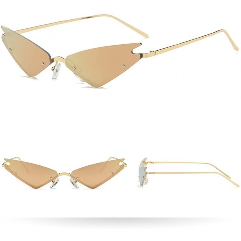 Aviator Women Men Fashion Vintage Irregular Shape Sunglasses Eyewear Retro Unisex Luxury Accessory (Multicolor) - C3195N2D2AX...