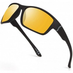 Rectangular Outdoor Sports Glasses Riding Sunglasses Fashion Men and Women Sports Sunglasses Plastic Sunglasses - CG18UHLGMCE...