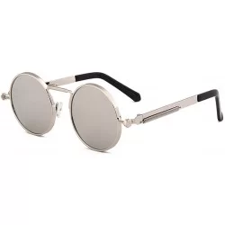 Goggle Retro-Vintage Style Lennon Inspired Round Metal Circle Sunglasses - C411ZQCFBT9 $57.41