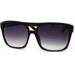 Aviator CH92 Matte Finish Tinted Aviator Vintage Retro Flat Top - Flat Top - CL184YCW8S5 $12.36