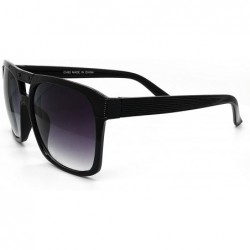 Aviator CH92 Matte Finish Tinted Aviator Vintage Retro Flat Top - Flat Top - CL184YCW8S5 $12.36