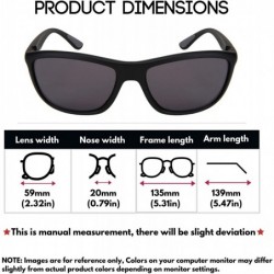 Square Men Women Square Black Sunglasses Solid Grey Lens UV 400 Protection Lightweight - CH18ZN30UY9 $11.72