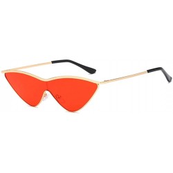Goggle Women Vintage Cateye Frame Shades Acetate Frame Cat Eye Glasses Sunglasses - D - CY18DG85WCR $9.80