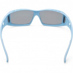 Oversized Sunglasses Over Glasses for Women and Men Polarized 100% UV Protection - Blue - CF18CQRITR7 $20.28