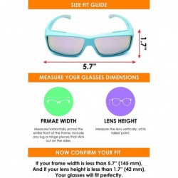 Oversized Sunglasses Over Glasses for Women and Men Polarized 100% UV Protection - Blue - CF18CQRITR7 $20.28