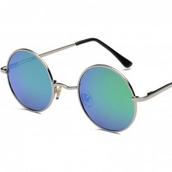 Rimless Women Retro Classic Round Polarized Sunglasses Fashion Men Luxury Vintage Metal Frame Mirrors Sun Glasses - 7 - CI198...