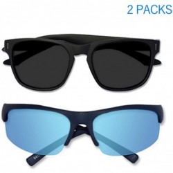 Sport Floating Polarized Sunglasses for Men Women Fishing Sailing Water Sports Eyewear UV Protection - 2-pack - CC19303N85I $...
