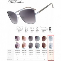 Round Classic Crystal Elegant Women Beauty Design Sunglasses Gift Box - L176-silver - CQ18M0U64GR $19.77