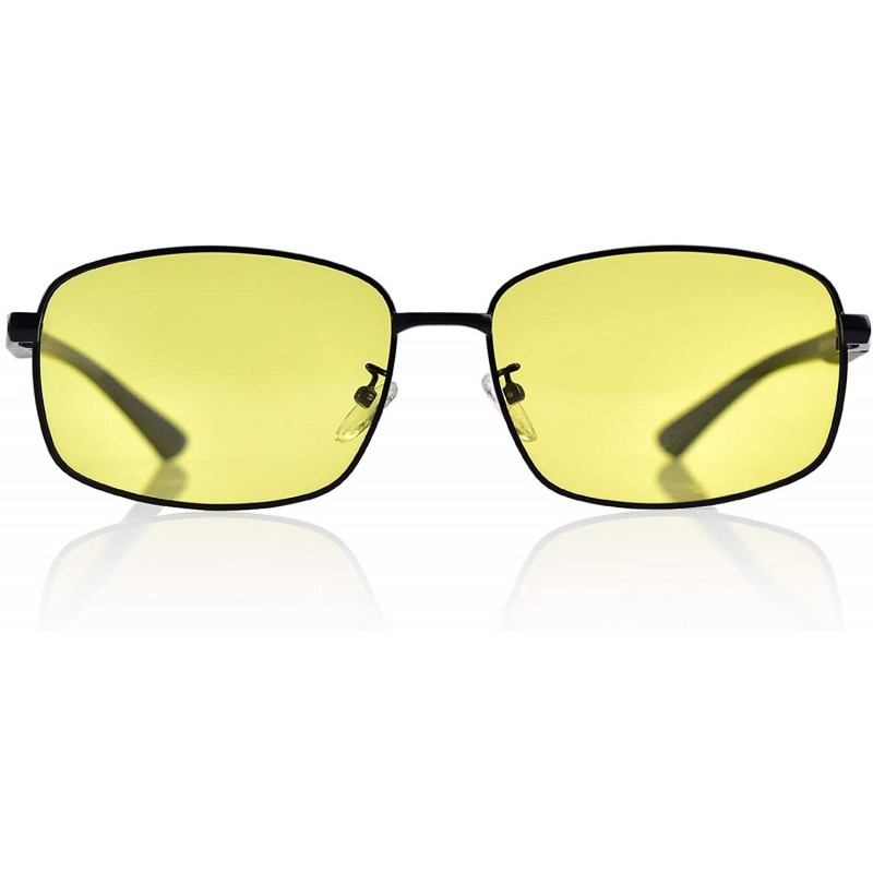 Goggle Blocking Sunglasses Photochromic Polarized - Black/Yellow/87505 - CA18RX87CYH $16.73