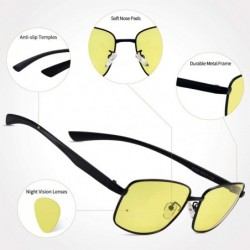 Goggle Blocking Sunglasses Photochromic Polarized - Black/Yellow/87505 - CA18RX87CYH $16.73