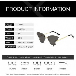 Butterfly Summer Butterfly Sunglasses Gradient Butterfly Shape Frame - A - CP190E6I696 $8.54