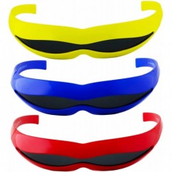 Wrap Futuristic Space Robot Alien Rave DJ Costume Party Cyclops Shield Sun Glasses for Women & Men - CO18U2MWRS7 $41.50