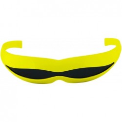 Wrap Futuristic Space Robot Alien Rave DJ Costume Party Cyclops Shield Sun Glasses for Women & Men - CO18U2MWRS7 $16.38