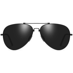 Aviator Polarized Aviator Sunglasses for Men Women UV 400 Protection Sun Glasses-2019 New Memory Frame - C818QQEZOEE $15.72