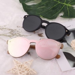 Round Futuristic Shield Rimless Mirrored Lens Sunglasses MEO5 - Black Grey - CG17YK2UQSI $16.15
