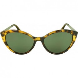 Cat Eye Traditional Cat Eye Fashion Sunglasses - Smoke - CT11G3L6DUN $11.69