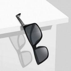 Aviator DESIGN Men Polarized Sunglasses Fashion Male Eyewear 100% UV C01 Black - C02 Matte Black - CH18XGG056H $17.86