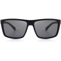 Aviator DESIGN Men Polarized Sunglasses Fashion Male Eyewear 100% UV C01 Black - C02 Matte Black - CH18XGG056H $17.86