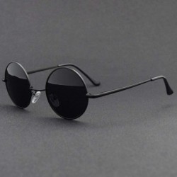 Round New Brand Designer Classic Round Sunglasses Men Women Polarized Metal Small Frame Retro Sun Glasses - C1 - CA18S66H5G9 ...