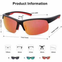 Aviator Polarized Sunglasses for Men Women UV Protection TR90 Sports Sunglasses for Fishing Driving Cycling SJ2104 - CT194AR6...