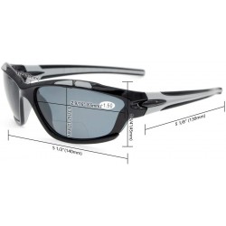 Goggle Unbreakable Sunglasses Baseball Softball - Clear/Grey Lens - CD12N9IRIOJ $8.85