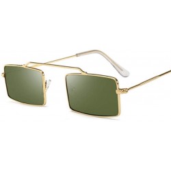 Square Sunglasses Square Sunglasses Women Shade UV400 Anti-UV Sunglasses Outdoor Sunglasses - Green - CD197Y9SQZQ $55.70