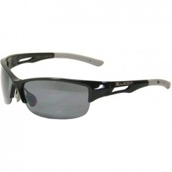 Sport Sport Mirror Lens Running Cycling Sunglasses UV400 Protection SA6242 - Black - CK11LEQJU57 $17.47