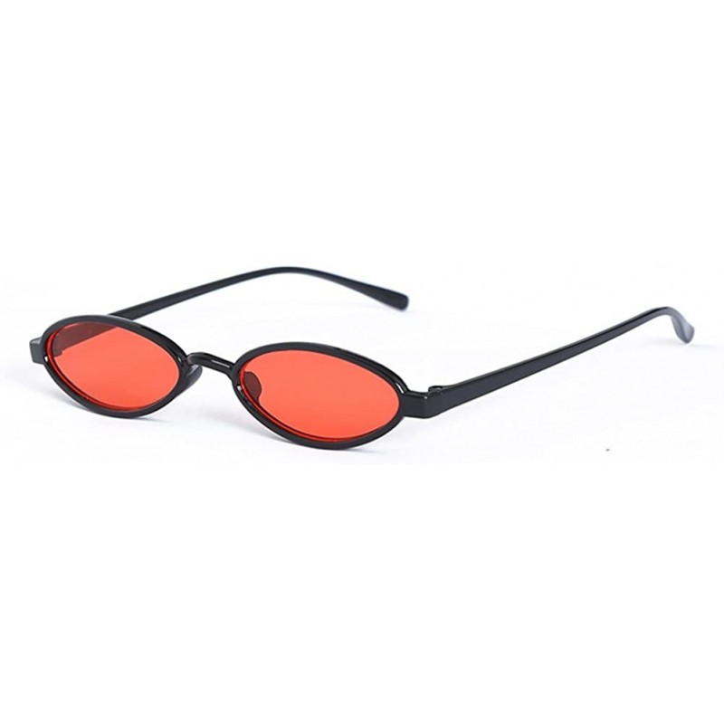 Oval Punk Small Frame UV400 Luxury Oval Sunglasses Fashion Vintage Style Eyewear the Latest Stylish - CX193W5C6GY $9.81