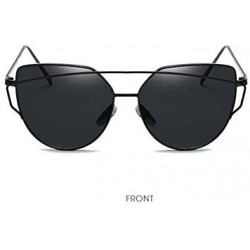 Round Vintage Oval Sunglasses Eyewear Goggles for Women Men Retro Sun Glasses UV Protection - Style9 - CG18RLKXO63 $8.50