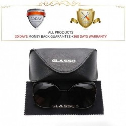 Butterfly Polarized Oversized Luxury Sunglasses for Women 100% UV400 Protection Retro Shades Eyewear for Ladies - C418W599C9I...