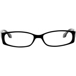 Rectangular Reading Glasses Men Women Dura Tight - Single Black - C812BEUXHK1 $11.05