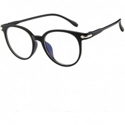 Oval Glasses Classic Polarized Sunglasses - Black - CM18T37SZK6 $16.92