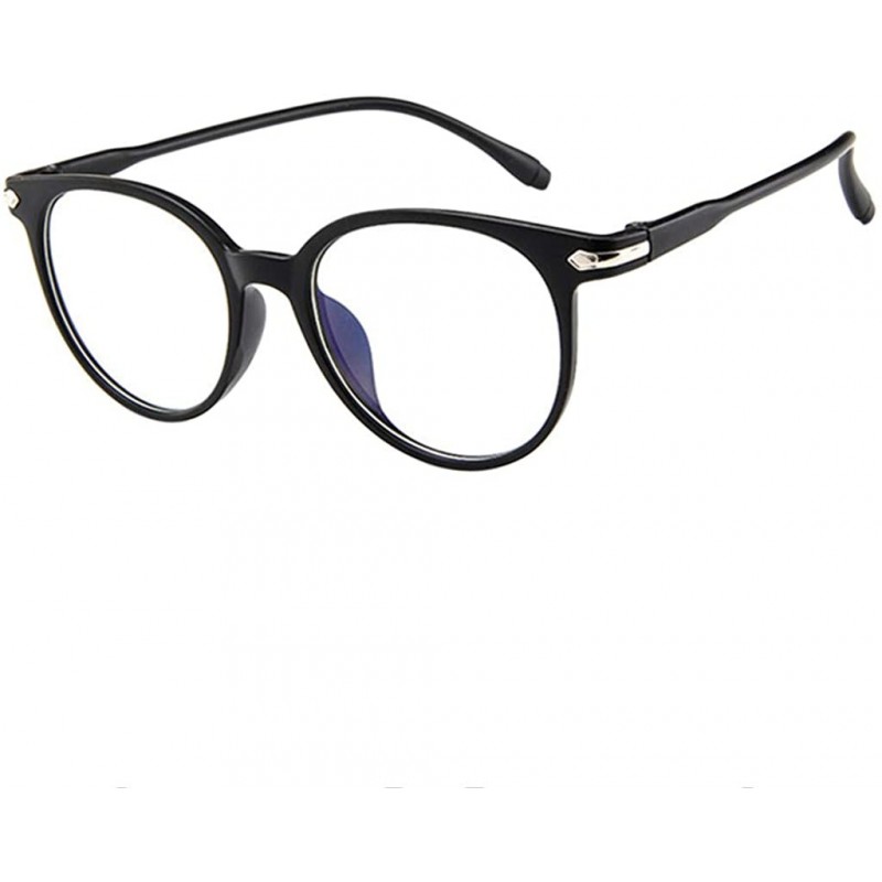Oval Glasses Classic Polarized Sunglasses - Black - CM18T37SZK6 $10.99