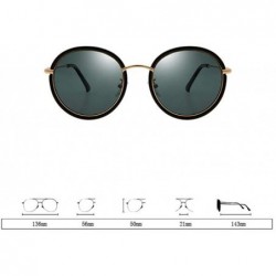 Aviator Men's and women's stainless steel frame sunglasses- classic aviator sunglasses - B - CB18RYE6GAL $48.99