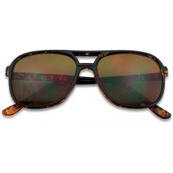 Round 1980's Large Plastic Aviator Bi-Focal Sun Readers Sunglasses Prescription Strength +1.25 through +3.00 Power - CU18G8A2...