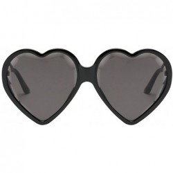 Square Heart Shaped Sunglasses - Womens Man Frame Vintage Retro Cat Eye Cute Eyewear - Multicolor -F - CC18OM62DN2 $17.02